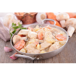 Blanquette de veau 2 personnes et ses légumes